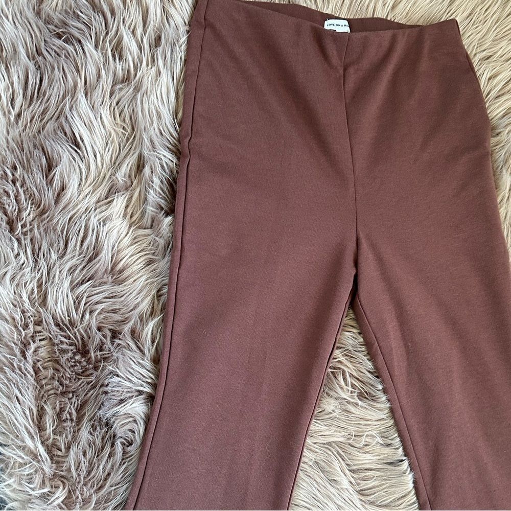 Brown wide leg pants - Picture 2 of 5